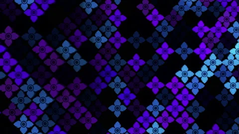 Abstract animation multicolor pattern 4K smooth concept Stock Footage 237733873