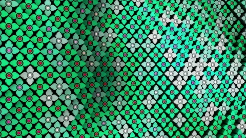 Abstract animation multicolor pattern 4K smooth concept Stock Footage 237736187