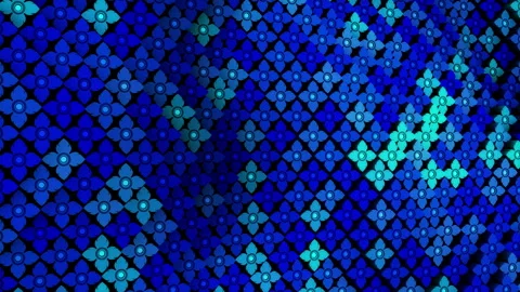 Abstract animation multicolor pattern 4K smooth concept Stock Footage 237737990