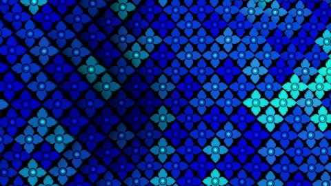 Abstract animation multicolor pattern 4K smooth concept Stock Footage 237738497