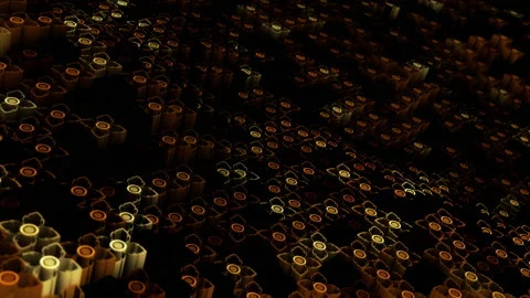 Abstract animation multicolor pattern 4K smooth concept Stock Footage 237738737