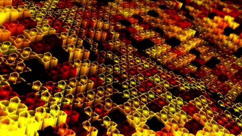 Abstract animation multicolor pattern 4K smooth concept Stock Footage 237740384