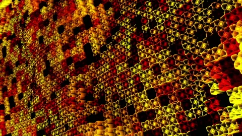 Abstract animation multicolor pattern 4K smooth concept Stock Footage 237741617