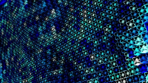 Abstract animation multicolor pattern 4K smooth concept Stock Footage 237743343