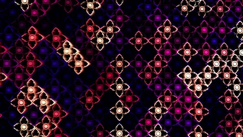Abstract animation multicolor pattern 4K smooth concept Stock Footage 237748396