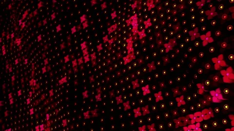 Abstract animation multicolor pattern 4K smooth concept Stock Footage 237748474