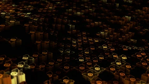 Abstract animation multicolor pattern 4K smooth concept Video stock 237749589