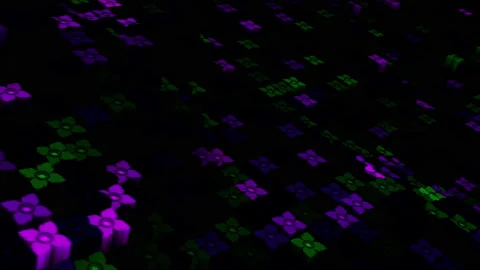 Abstract animation multicolor pattern 4K smooth concept Stock Footage 237749861