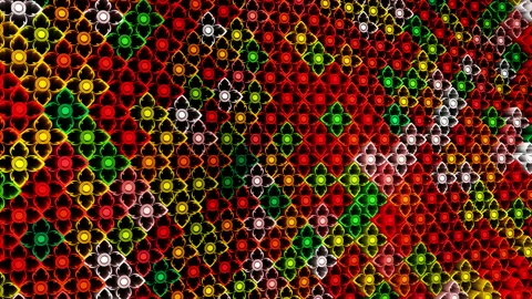 Abstract animation multicolor pattern 4K smooth concept Stock Footage 237750372