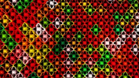 Abstract animation multicolor pattern 4K smooth concept Stock Footage 237751063