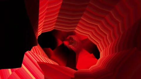 Abstract animation multicolor pattern 4K smooth concept Stock Footage 243520154