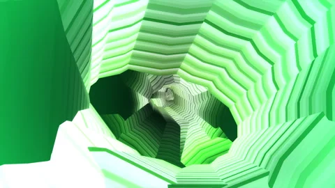 Abstract animation multicolor pattern 4K smooth concept Stock Footage 243520308