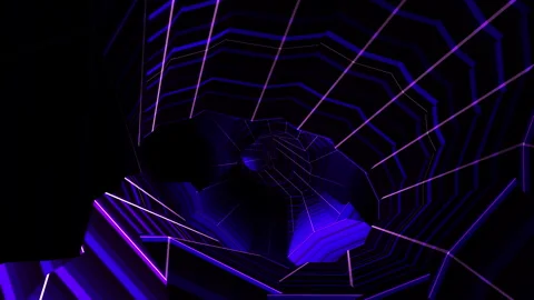 Abstract animation multicolor pattern 4K smooth concept Stock Footage 243521181
