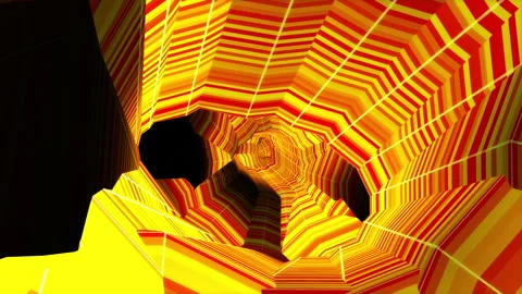 Abstract animation multicolor pattern 4K smooth concept Video stock 243521588