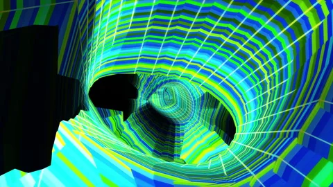 Abstract animation multicolor pattern 4K smooth concept Stock Footage 243523620