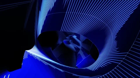 Abstract animation multicolor pattern 4K smooth concept Stock Footage 243524942