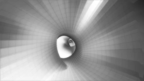 Abstract animation multicolor pattern 4K smooth concept Stock Footage 243529127