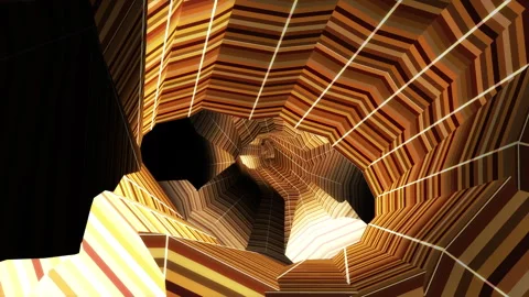 Abstract animation multicolor pattern 4K smooth concept Stock Footage 243530646