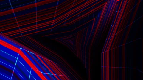 Abstract animation multicolor pattern 4K smooth concept Stock Footage 243531259