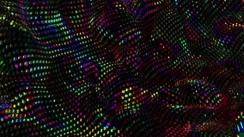 Abstract animation multicolor pattern 4K smooth concept Stock Footage 244131246