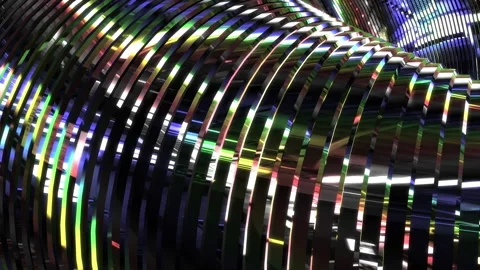 Abstract animation multicolor pattern 4K smooth concept Stock Footage 244133616