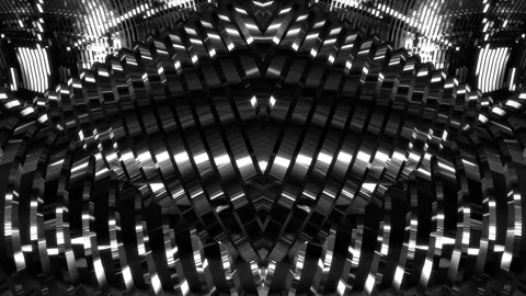 Abstract animation multicolor pattern 4K smooth concept Stock Footage 244134543