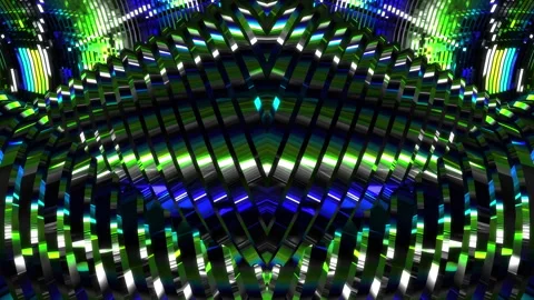 Abstract animation multicolor pattern 4K smooth concept Stock Footage 244134583