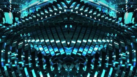 Abstract animation multicolor pattern 4K smooth concept Stock Footage 244135489