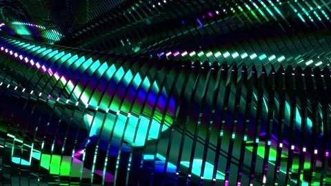 Abstract animation multicolor pattern 4K smooth concept Stock Footage 244135868