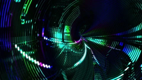 Abstract animation multicolor pattern 4K smooth concept Stock Footage 244136710