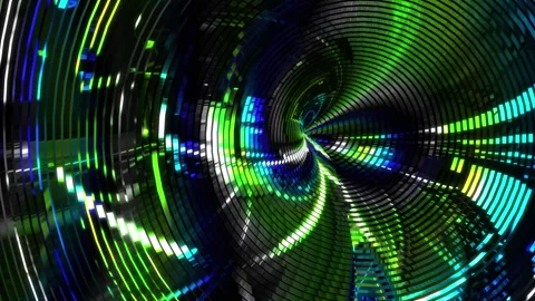 Abstract animation multicolor pattern 4K smooth concept Stock Footage 244136992