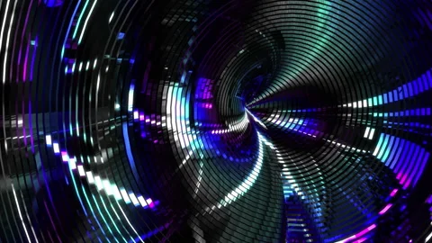Abstract animation multicolor pattern 4K smooth concept Video stock 244137274