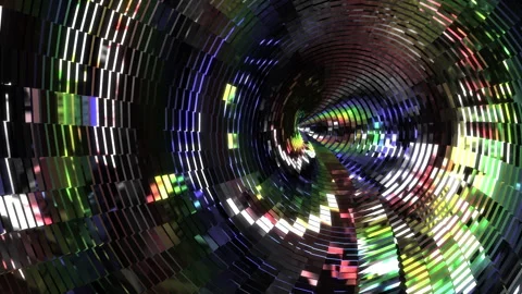 Abstract animation multicolor pattern 4K smooth concept Stock Footage 244191363