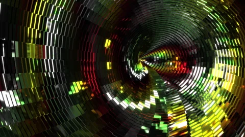 Abstract animation multicolor pattern 4K smooth concept Stock Footage 244191398