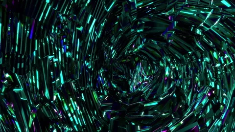 Abstract animation multicolor pattern 4K smooth concept Stock Footage 244192735
