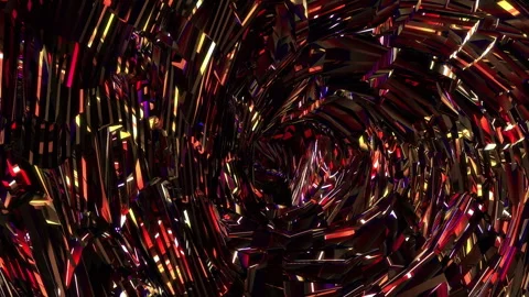 Abstract animation multicolor pattern 4K smooth concept Stock Footage 244194673