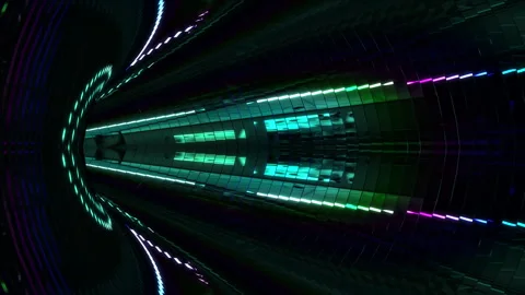 Abstract animation multicolor pattern 4K smooth concept Stock Footage 244197145