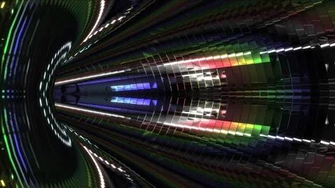 Abstract animation multicolor pattern 4K smooth concept Stock Footage 244198551