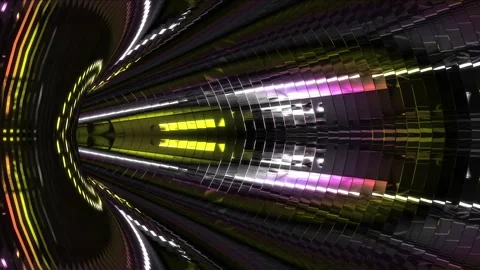 Abstract animation multicolor pattern 4K smooth concept Stock Footage 244198834