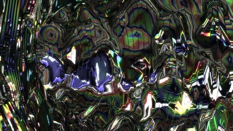 Abstract animation multicolor pattern 4K smooth concept Stock Footage 244200275