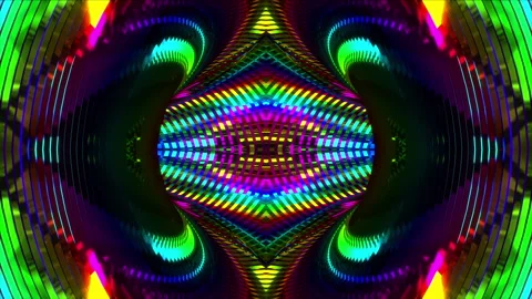 Abstract animation multicolor pattern 4K smooth concept Stock Footage 244200829