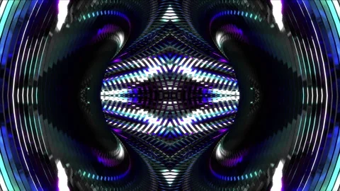 Abstract animation multicolor pattern 4K smooth concept Stock Footage 244201811