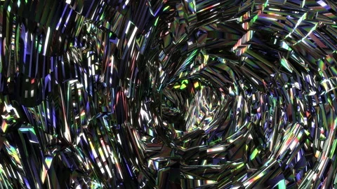 Abstract animation multicolor pattern 4K smooth concept Stock Footage 244203105