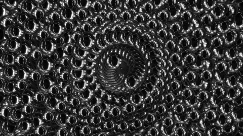 Abstract animation multicolor pattern 4K smooth concept Video stock 244298726