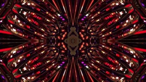 Abstract animation multicolor pattern 4K smooth concept Stock Footage 244313130