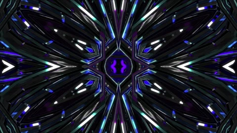 Abstract animation multicolor pattern 4K smooth concept Stock Footage 244314173