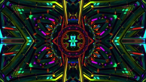 Abstract animation multicolor pattern 4K smooth concept Stock Footage 244314719