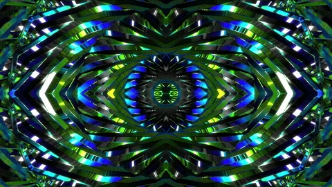 Abstract animation multicolor pattern 4K smooth concept Stock Footage 244315391