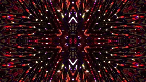 Abstract animation multicolor pattern 4K smooth concept Stock Footage 244315767