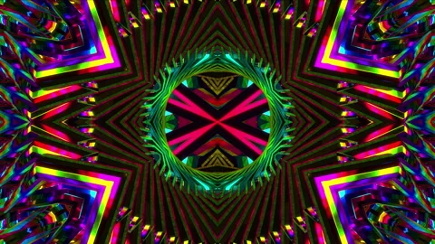 Abstract animation multicolor pattern 4K smooth concept Stock Footage 244452672